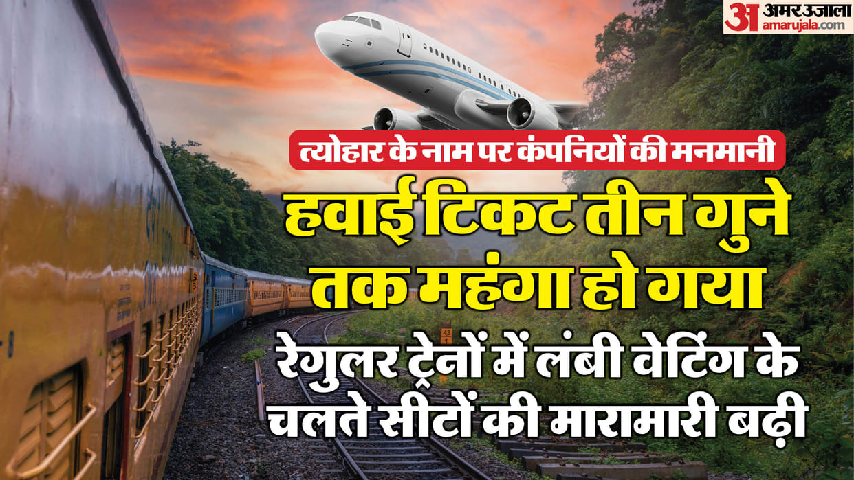 Holi Travel Price Hike: Flight Airfares to Lucknow Triple, Indian Railway Train Waiting List