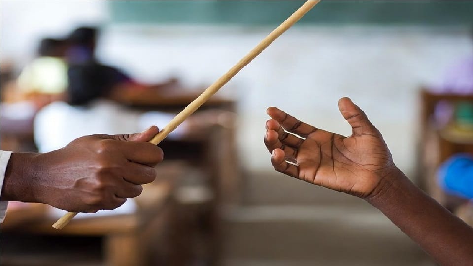 Allegation of brutal beating of a female student for not completing homework