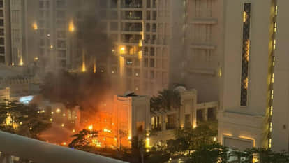 West Asia Crisis Dubai Attacked Again Buildings Rocked by Bomb and Smoke Engulfs the Sky Attack Thwarted