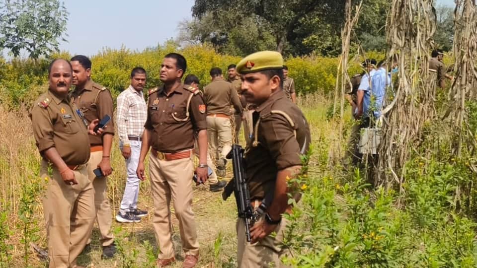 abducted child bones were found in a field after Five days allegations of murder in Fatehpur
