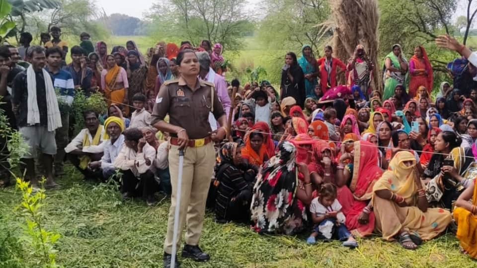abducted child bones were found in a field after Five days allegations of murder in Fatehpur