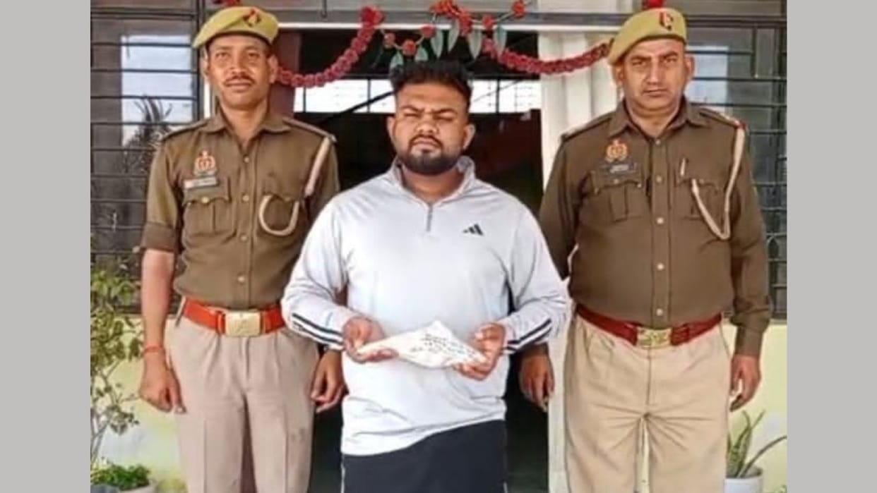 accused Vishal arrested in murder case of businessman Nitin Nagar in Greater Noida