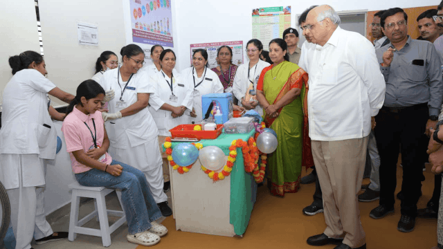 Gujarat CM Bhupendra Patel state-wide free HPV vaccination campaign
