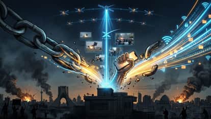 iran internet blackout how protest videos leaking starlink Proxy details