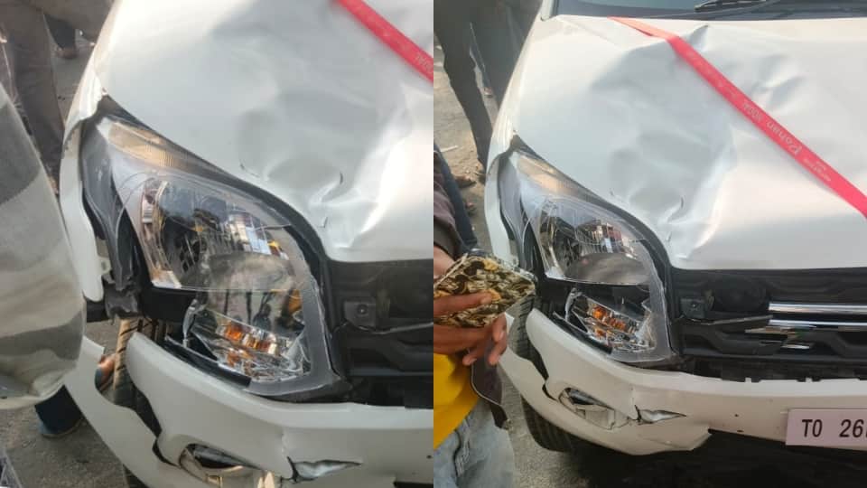 Two youths died after being hit by a speeding car in palwal