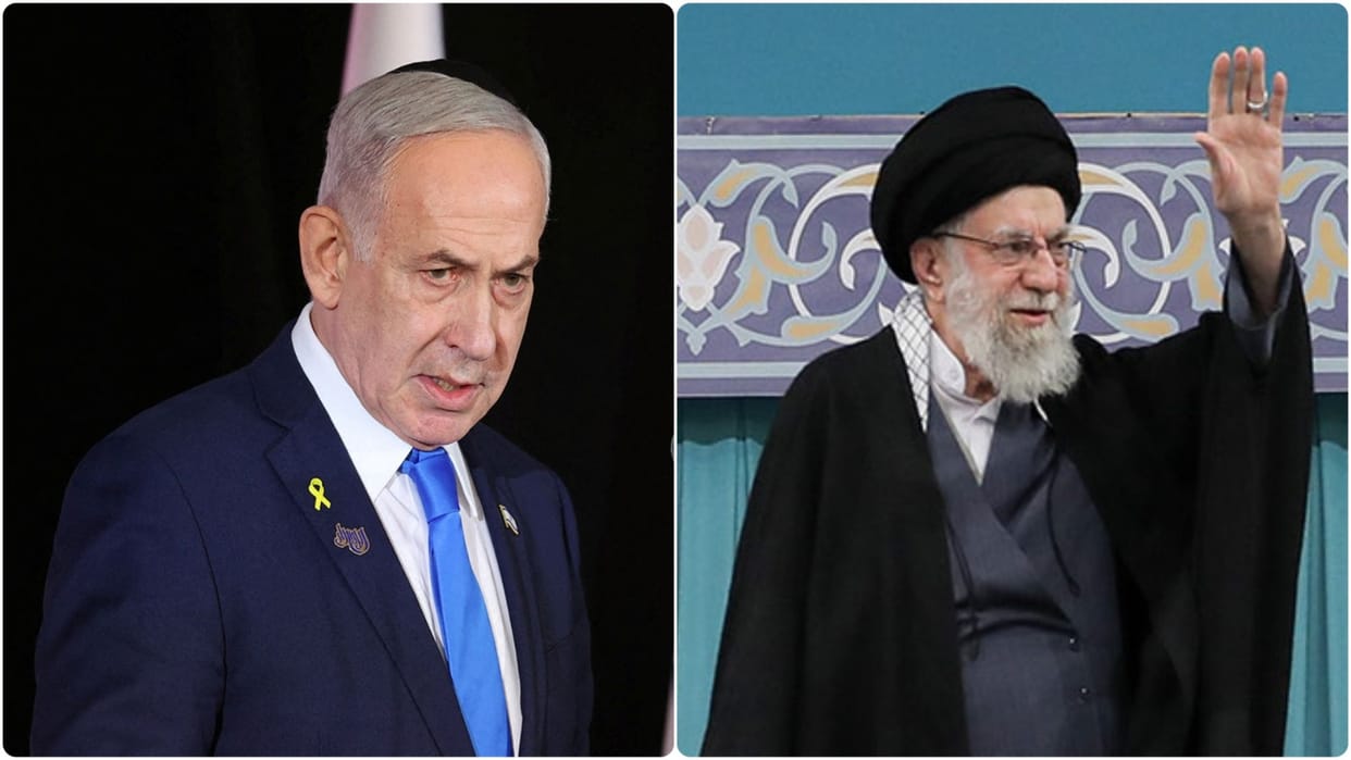 Israel PM Benjamin Netanyahu address amid conflict with Iran makes major claim about Khamenei