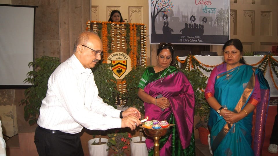 Career Chaupal organized at St Johns College in Agra