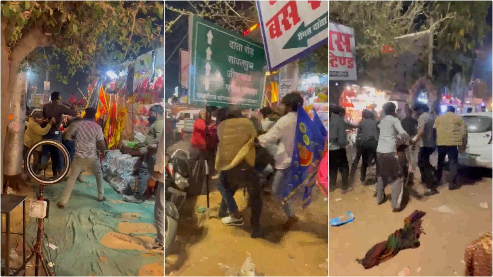 खाटूश्यामजी में श्रद्धालुओं को लेकर तीन युवकों में चलीं लाठियां