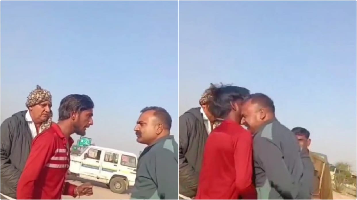 Churu News: Truck driver injured after RTO accused of assault over license dispute; video surfaces