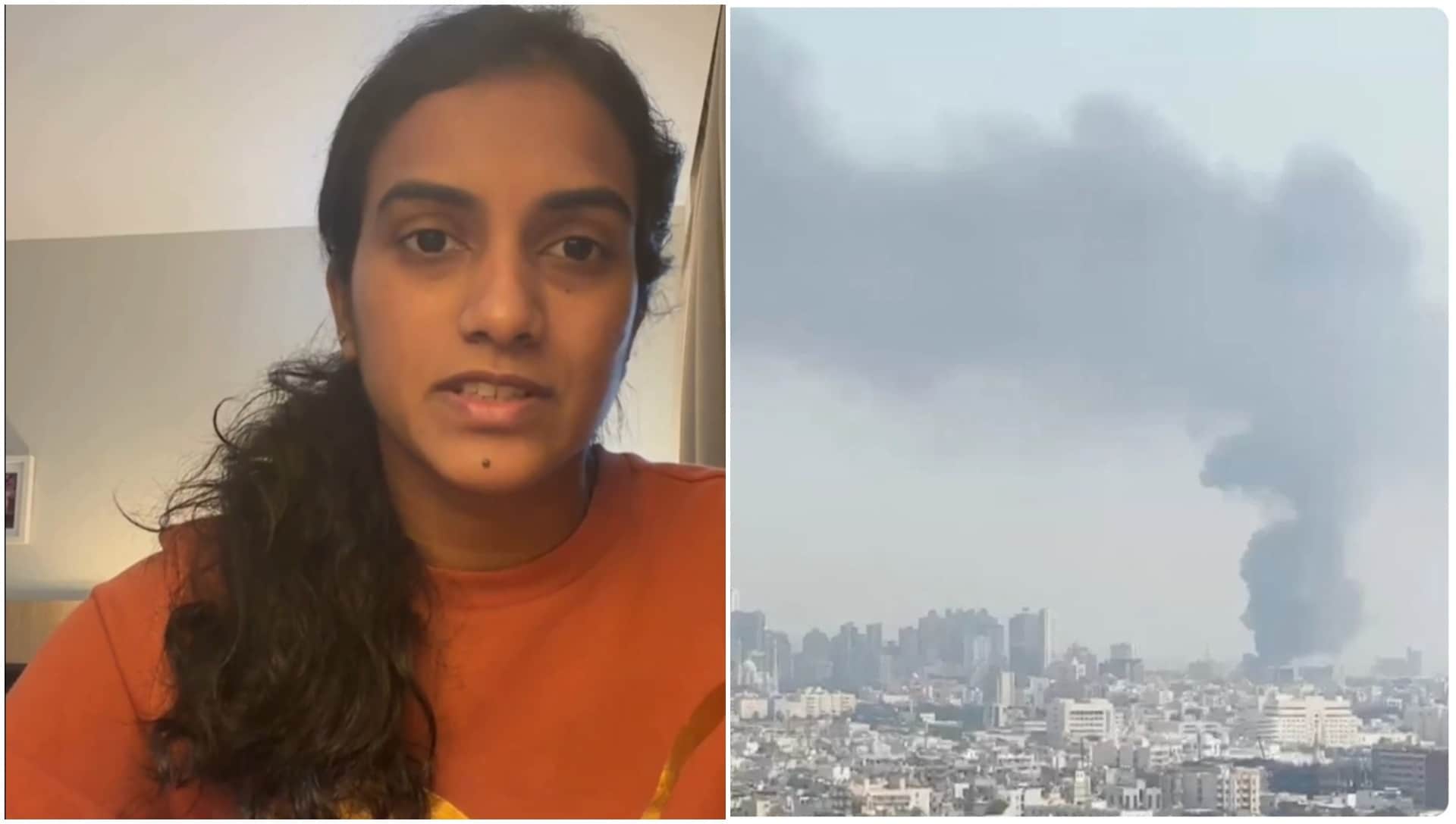 PV Sindhu lands back in Bengaluru from Dubai; Husband Venkat took jibe; All England Championship