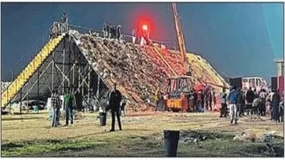 Noida Shooting begins at Film City with lights