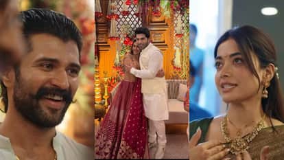 Allu Arjun brother Allu Sirish prewedding ceremony in hyderabad south actors reached along with Rashmika Vijay