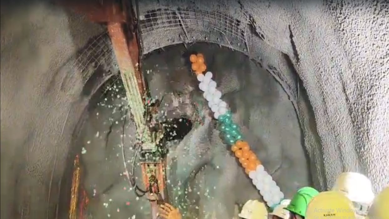 Bhanupalli-Beri Rail Project: Successful Breakthrough of Escape Tunnel