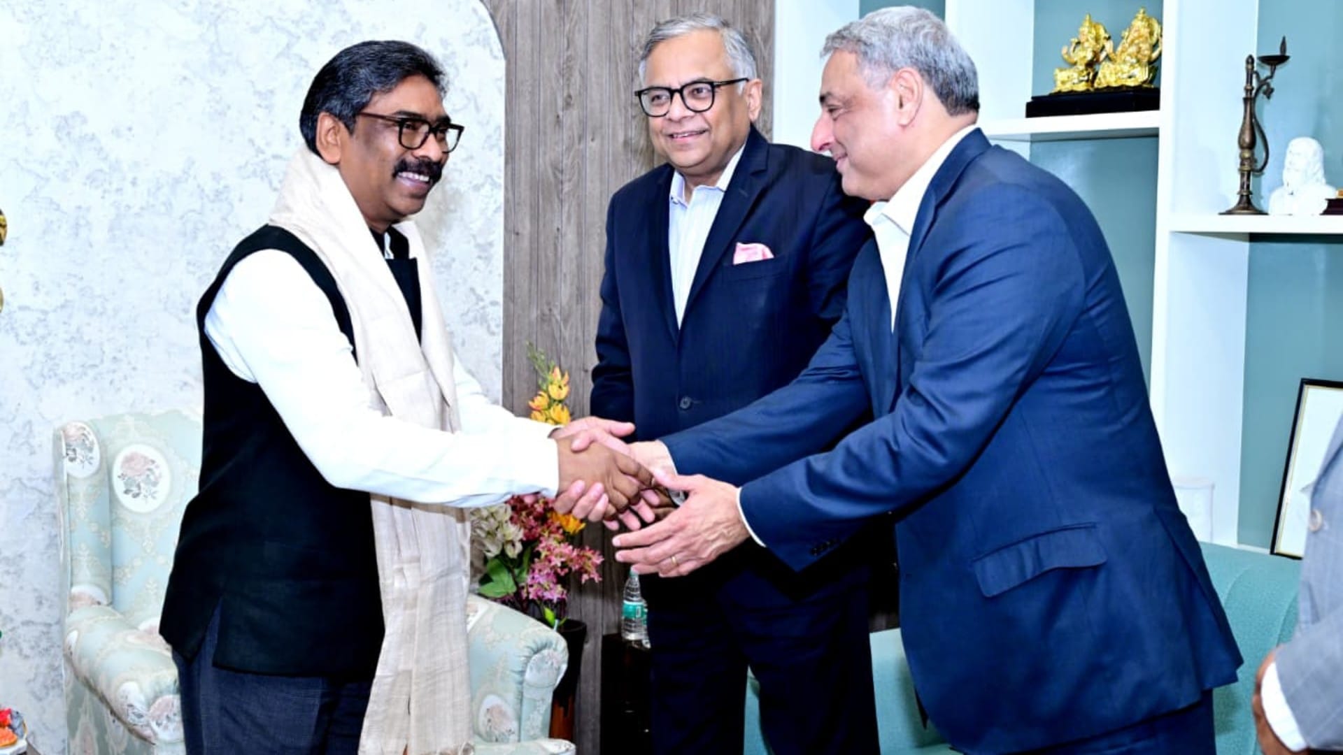 CM हेमंत सोरेन की पहल पर टाटा समूह के साथ हुई अहम बैठक