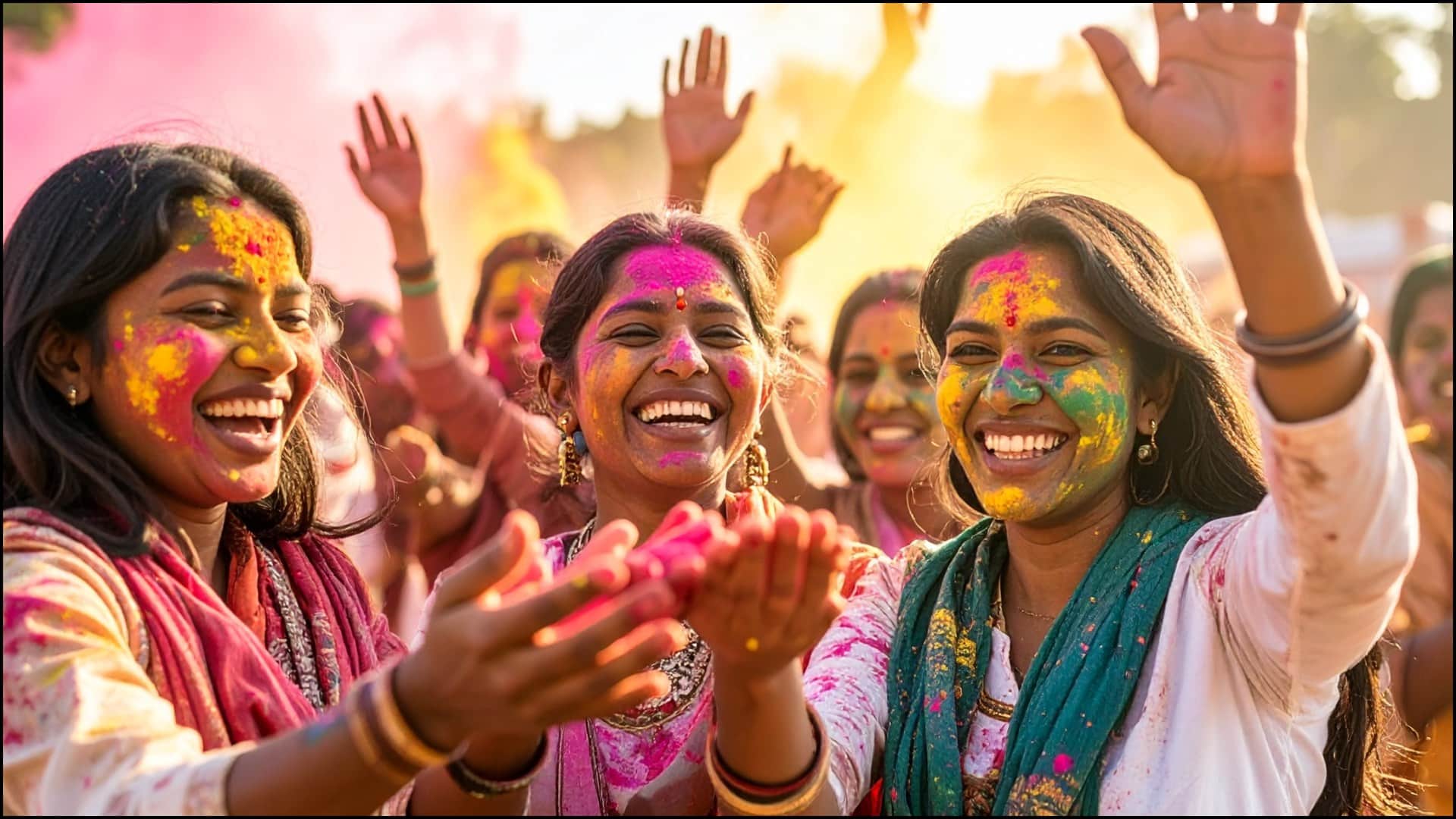 Holi Group Photo Ideas Poses For Friends Check Out Images