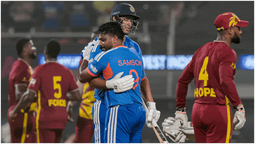 IND vs WI Photos: Emotional Moments as Suryakumar Salutes Samson, Gambhir’s Hug Melts Hearts