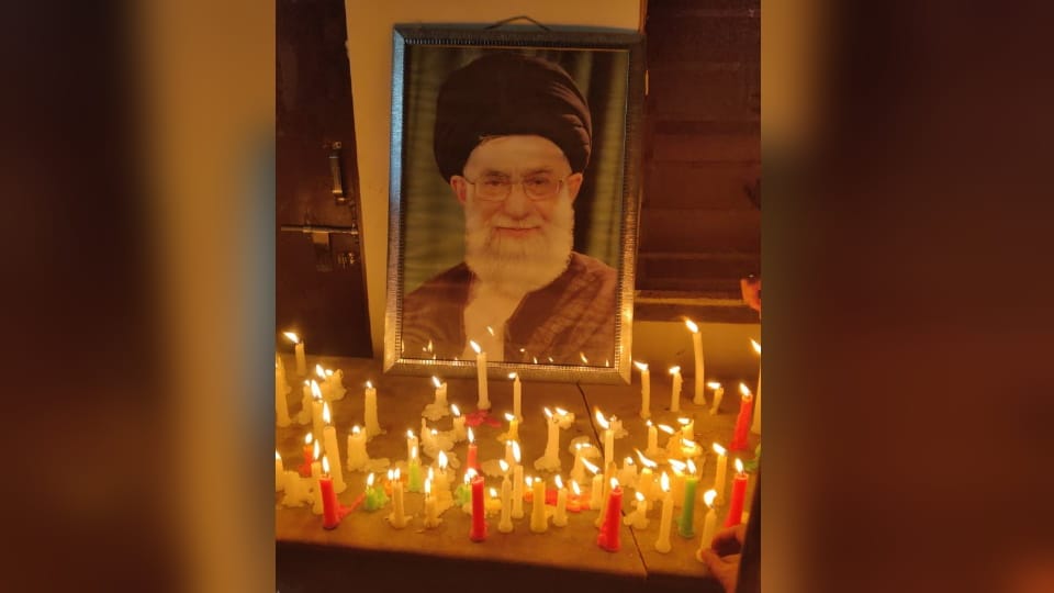 Israel-Iran War: Shia community in Dehradun mourns Khamenei's death in Iran, lights candles