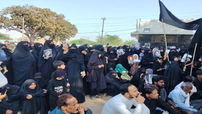 Prayagraj News: Shia community mourns Khamenei's death, pays tribute by taking out a procession