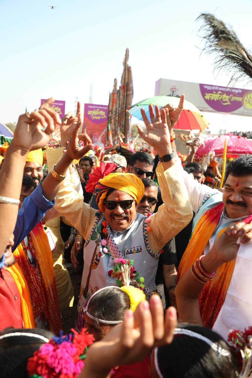 Bhagoria celebrated with state dignity: CM Dr. Mohan Yadav attended Julwania, announced a modern vegetable mar