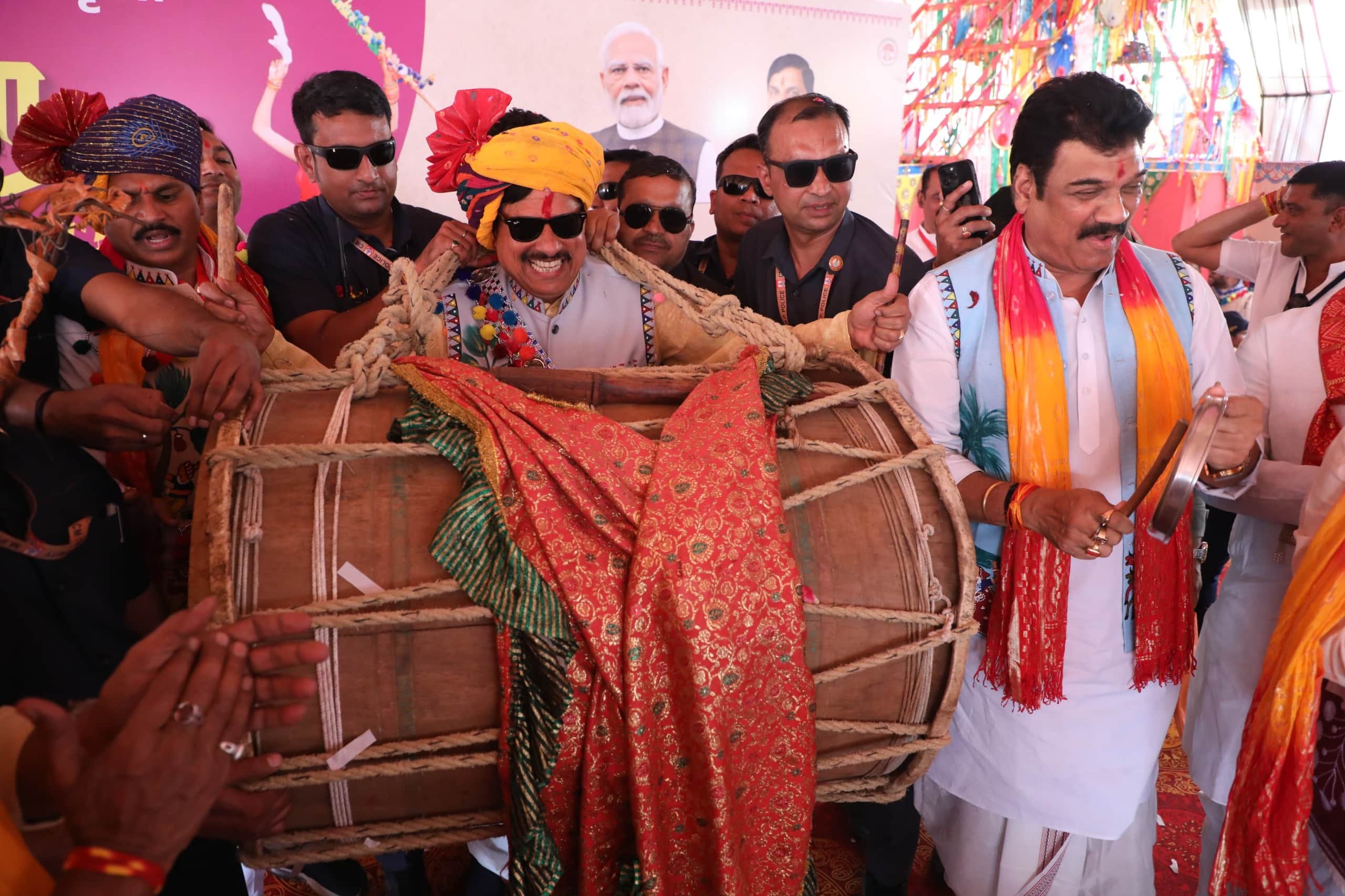 Bhagoria celebrated with state dignity: CM Dr. Mohan Yadav attended Julwania, announced a modern vegetable mar