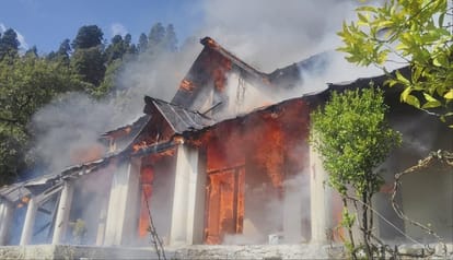 Another British-era mansion in Nainital gutted in fire