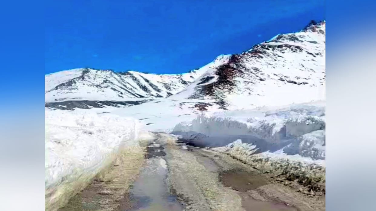 The Manali-Ladakh road has been restored for small vehicles, having opened two months earlier.