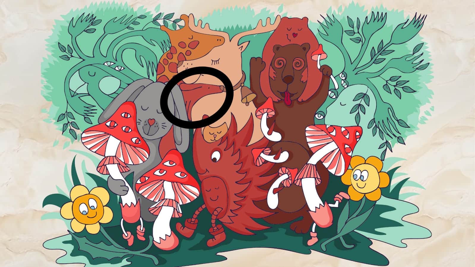 Optical Illusion IQ Test Brain Test Can You Spot Dog In 15 Seconds Brain Teaser Image