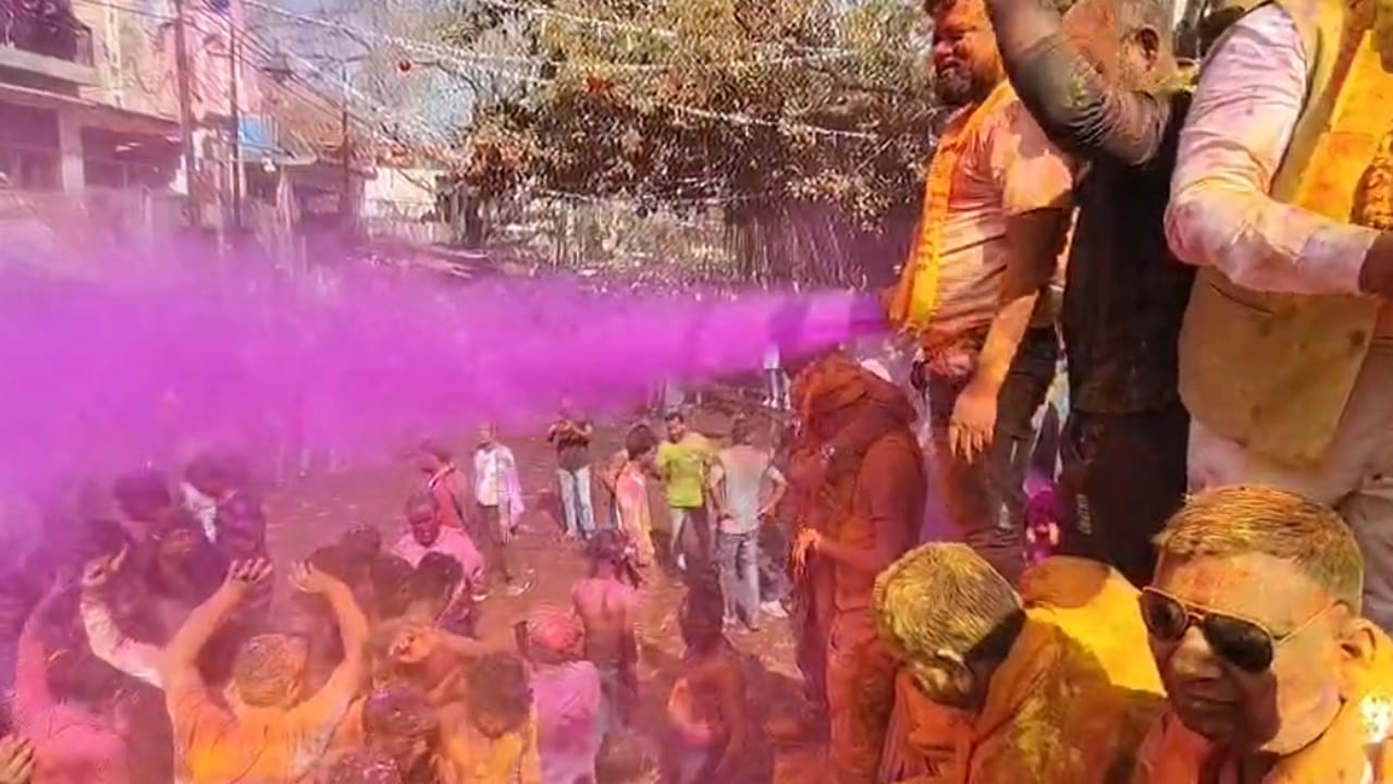 Ram Baraat procession taken out in bareilly before holi