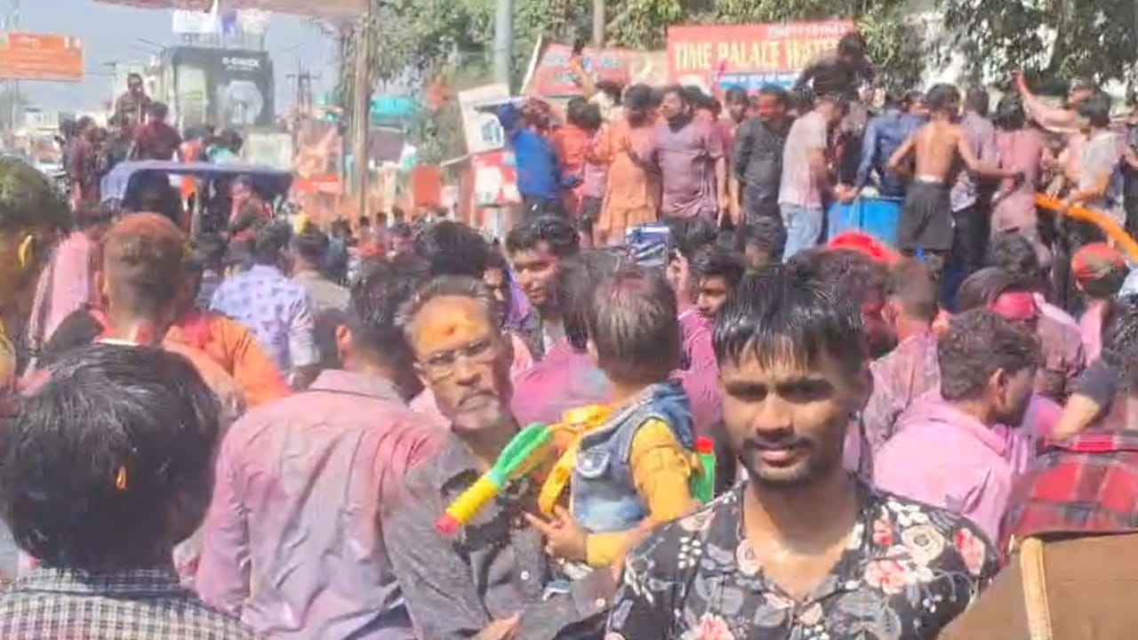 Ram Baraat procession taken out in bareilly before holi