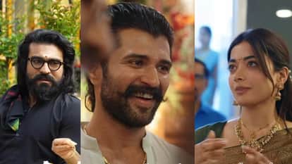 Allu Arjun brother Allu Sirish prewedding ceremony in hyderabad south actors reached along with Rashmika Vijay