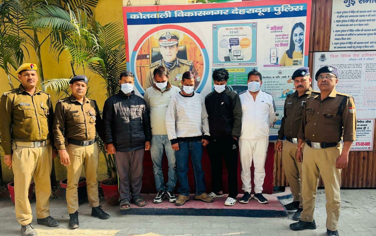 Dehradun news Five accused arrested for kidnapping a youth and demanding ransom