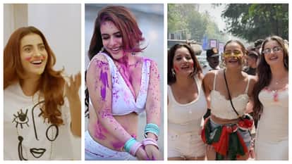 bhojpuri actress play holi Manisha Rani neha malik monalisa video viral