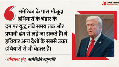 Donald Trump's big statement on weapons stockpiling amid war with Iran