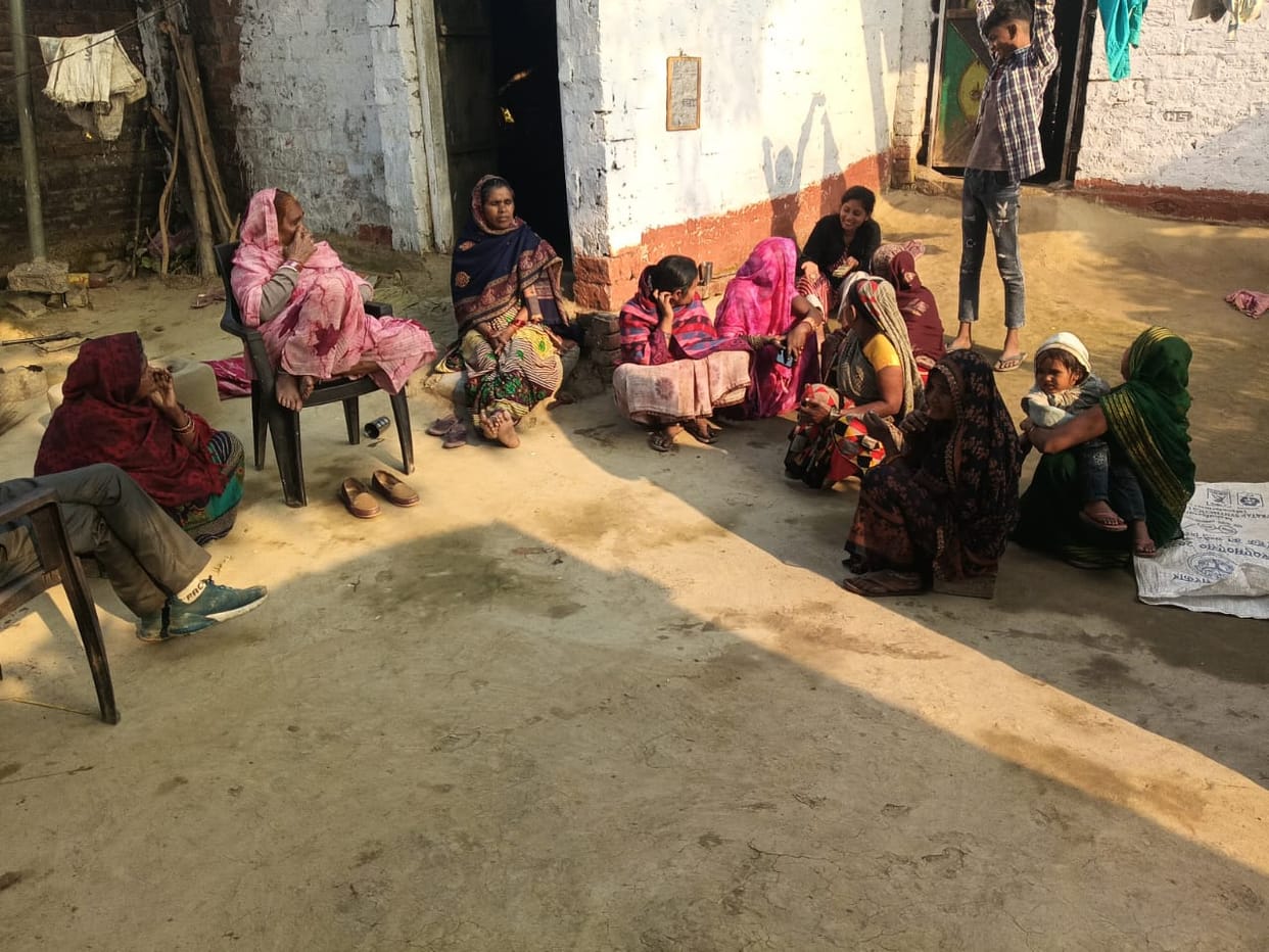 Bahraich: A woman confronted a leopard that had entered her house to hunt a goat; the leopard then fled after