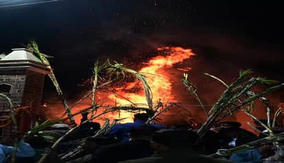 Ego sacrificed in the fire of faith, Holika Dahan performed with Vedic chanting in haldwani