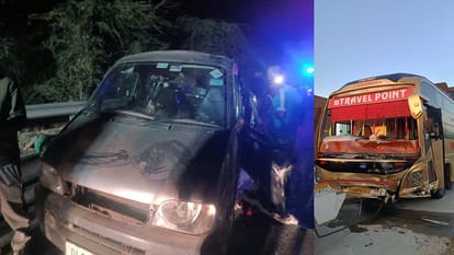 Four people from Agra died in accident on yamuna Expressway
