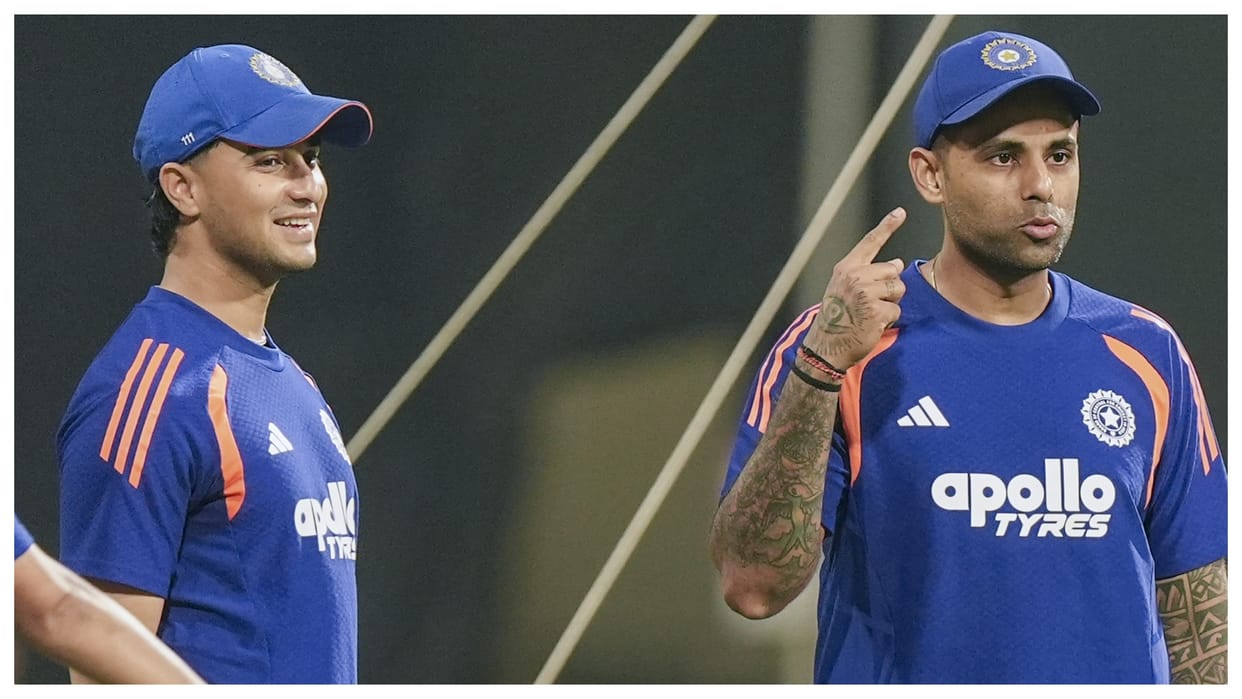 IND vs ENG: T20 World Cup Semi final Indian team's main net session Abhishek Sharma walked out to bat