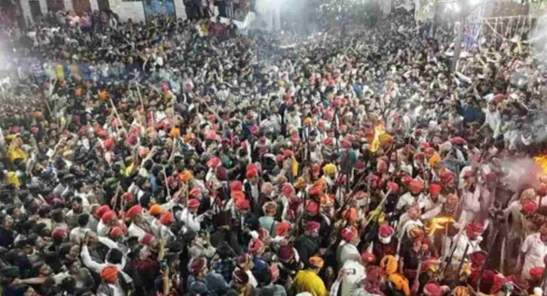 menar barood holi 2026 udaipur jamra beej cannon tradition mewar bravery festival