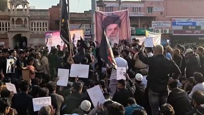 Rajasthan: Shia community protests in Jaipur over death of Iran Supreme Leader