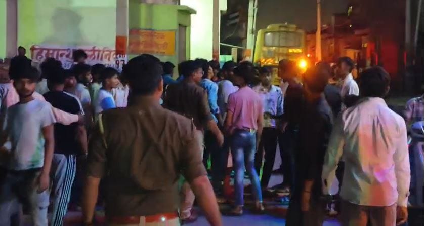 Tension in Daulatpur Village After  Board Installation Police Restore Order