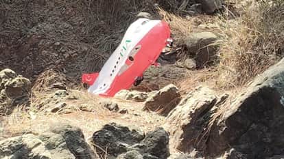 Aeroplane-shaped balloon with Urdu text found in Rajouri Jammu