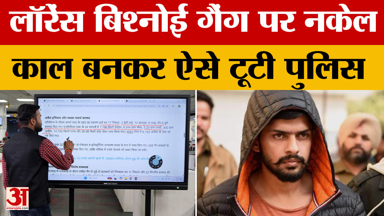 Rajasthan Police: लॉरेंस बिश्नोई गैंग पर नकेल, भारी मात्रा में हथियार बरामद | Operation Clean Sweep