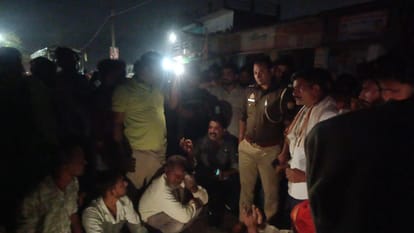 Jhansi: A young man was crushed to death by a high-speed harvester