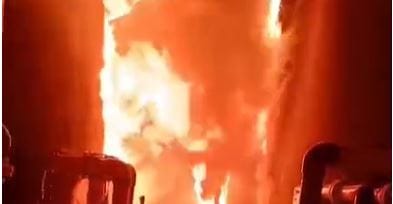 Massive Fire Breaks Out at STP Plant in Mathura, 10 Fire Tenders Deployed