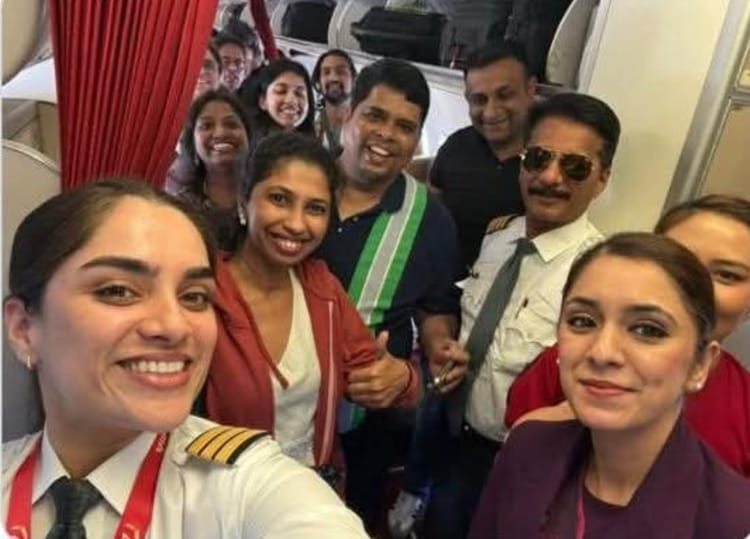 Indore: इंदौर की बेटी प्रियल यात्रियों को दुबई से लाई अपने देश, 149 यात्रियों के साथ विमान ने भरी उड़ान