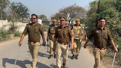Kanpur Maharajpur police crack down on hooligans on Holi maintaining strict vigil from highways to streets