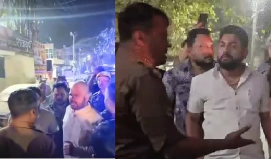 Kanpur Mayors son reached police station to free lawyer from custody got into an argument with the inspector