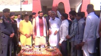 Holi was celebrated with great pomp in Haryana Lok Bhavan