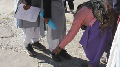 HP Board Exam 2026 Shoes and geometry boxes checked ahead of Class 10 and 12 exams