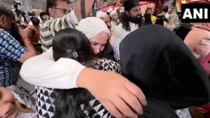 indians stranded jeddah return ahmedabad west asia crisis special flight Passengers returning from Jeddah